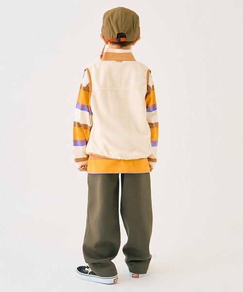 minimal（ミニマル）の「フリースベスト（ベスト・キッズ・ブラック/オフホワイト/ターコイズブルー/カラフル・130cm/120cm/100cm/140cm/110cm/90cm）」の12枚目の写真