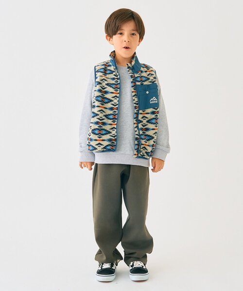 minimal（ミニマル）の「フリースベスト（ベスト・キッズ・ブラック/オフホワイト/ターコイズブルー/カラフル・130cm/120cm/100cm/140cm/110cm/90cm）」の11枚目の写真