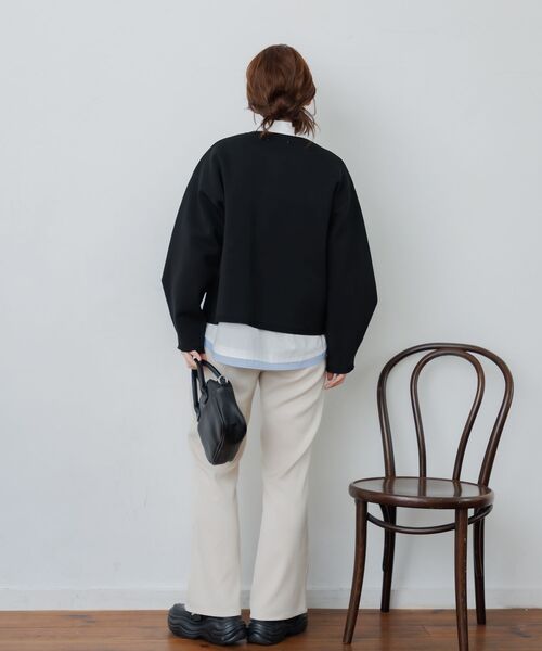 RETRO GIRL（レトロガール）の「センターシームフレアPT（スラックス・レディース・ナチュラル/ブラウン/ブラック・FREE）」の6枚目の写真