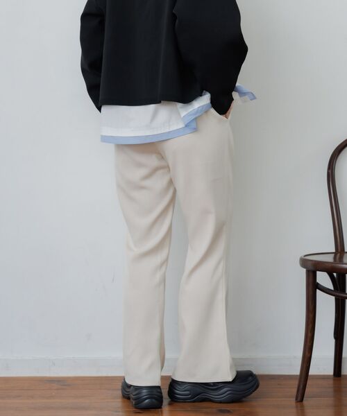 RETRO GIRL（レトロガール）の「センターシームフレアPT（スラックス・レディース・ナチュラル/ブラウン/ブラック・FREE）」の10枚目の写真