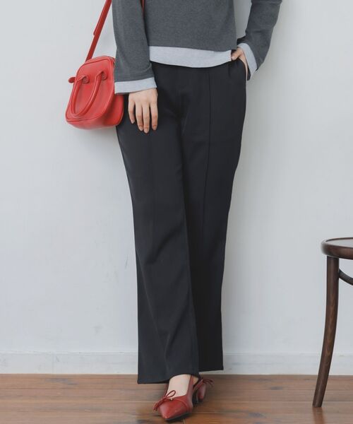 RETRO GIRL（レトロガール）の「センターシームフレアPT（スラックス・レディース・ナチュラル/ブラウン/ブラック・FREE）」の18枚目の写真