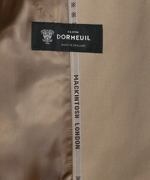 MACKINTOSH LONDON（マッキントッシュ ロンドン）の「【HADSTON】【DORMEUIL】ウールコットンラグランスリーブベルテッドコート（ステンカラーコート・メンズ・ベージュ系その他/ブラウン・38/40）」の14枚目の写真