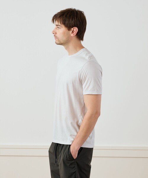 JAMES PERSE(ジェームスパース)の「リュクスジャージー クルーネックTシャツ MELJ3199(Tシャツ/カットソー・メンズ・カーキ/ライトグレー・1)」の5枚目の写真