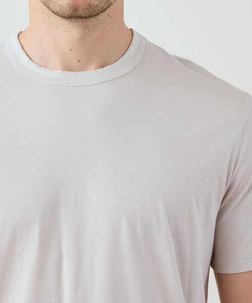 JAMES PERSE(ジェームスパース)の「リュクスジャージー クルーネックTシャツ MELJ3199(Tシャツ/カットソー・メンズ・カーキ/ライトグレー・1)」の7枚目の写真