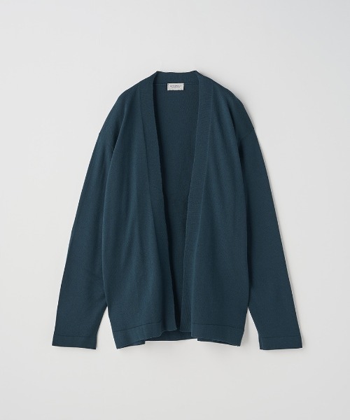 JOHN SMEDLEY（ジョンスメドレー）の「［UNISEX］ノーカラー長袖ボタンレスニットカーディガン（カーディガン/ボレロ・メンズ・ブラウン系その他/ブラック/チャコールグレー/ダークグレー/ダークネイビー/グリーン・L/M/S）」の5枚目の写真
