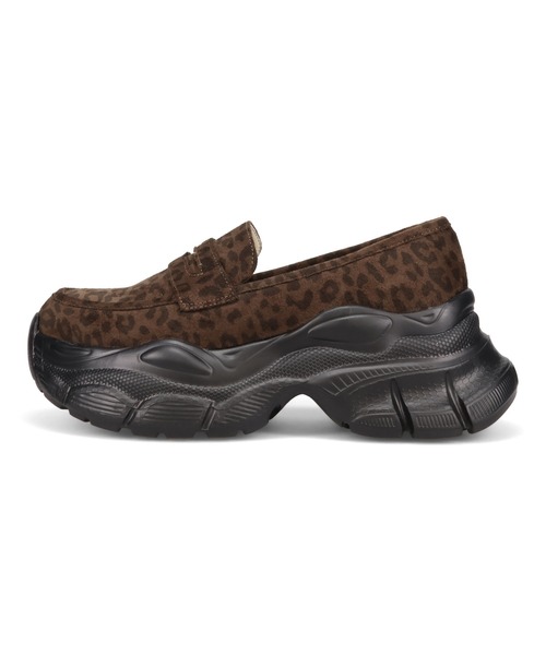 ORiental TRaffic(オリエンタルトラフィック)の「厚底 軽量スニーカーソール ローファー /51326(ローファー・レディース・ブラック/ブラウン・38/41/40/37/36/35/34/39)」の3枚目の写真