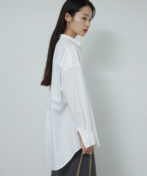 GALLARDAGALANTE(ガリャルダガランテ)の「【2way 】オーバーシャツ(シャツ/ブラウス・レディース・ホワイト/サックスブルー・FREE)」の5枚目の写真