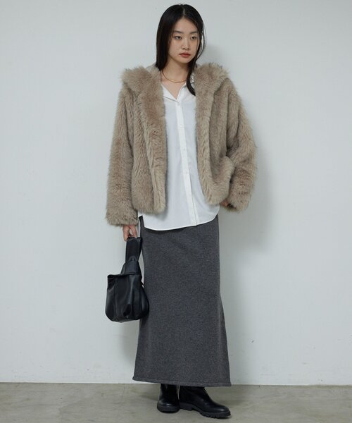 GALLARDAGALANTE(ガリャルダガランテ)の「【2way 】オーバーシャツ(シャツ/ブラウス・レディース・ホワイト/サックスブルー・FREE)」の10枚目の写真