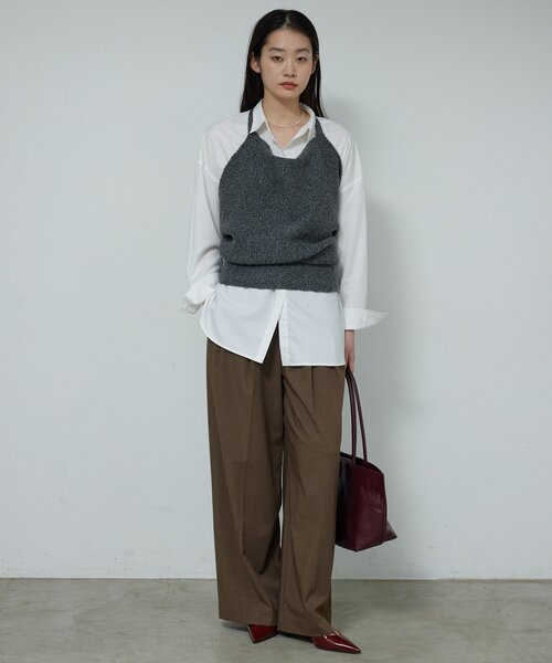 GALLARDAGALANTE(ガリャルダガランテ)の「【2way 】オーバーシャツ(シャツ/ブラウス・レディース・ホワイト/サックスブルー・FREE)」の11枚目の写真