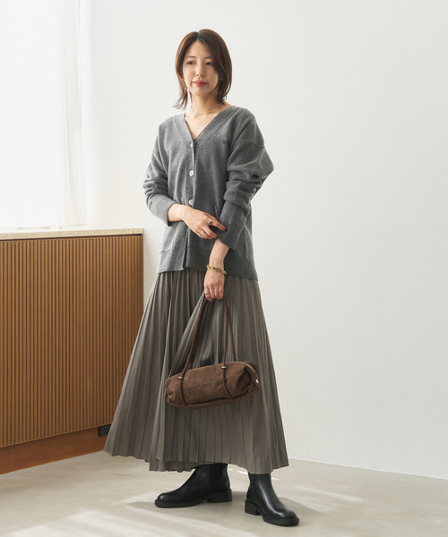 LE TALON(ルタロン)の「LE TALON gather oblong bag(ショルダーバッグ・レディース・ブラウン/ピンク・FREE)」の4枚目の写真