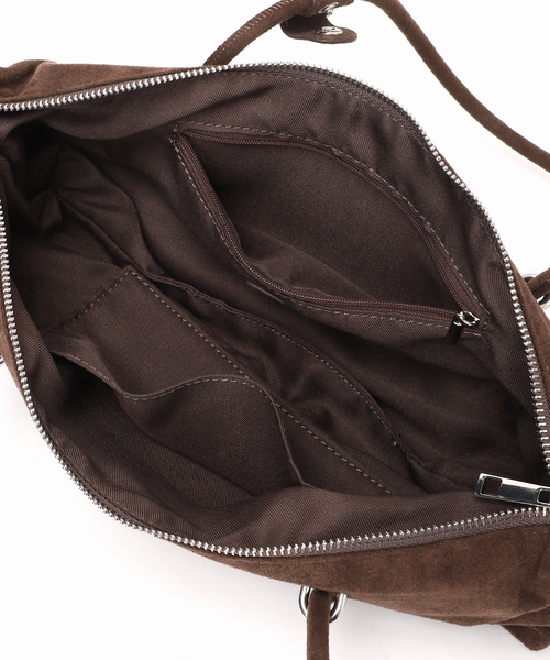 LE TALON(ルタロン)の「LE TALON gather oblong bag(ショルダーバッグ・レディース・ブラウン/ピンク・FREE)」の14枚目の写真