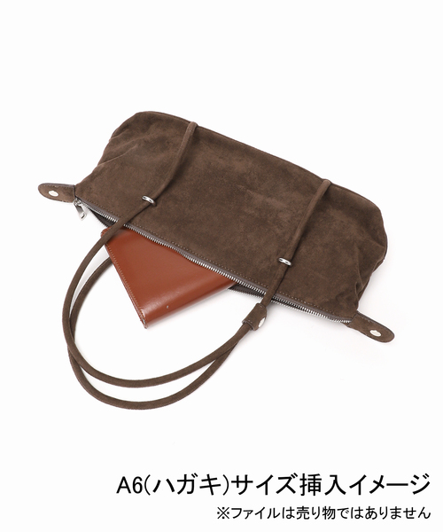 LE TALON(ルタロン)の「LE TALON gather oblong bag(ショルダーバッグ・レディース・ブラウン/ピンク・FREE)」の15枚目の写真