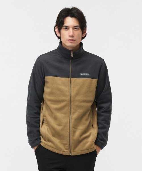 Columbia（コロンビア）の「コロンビア  スティーンズマウンテンフルジップフリース2.0（ブルゾン・メンズ・ブラック/グリーン/ブラック系その他・M/L/S/LL）」の2枚目の写真