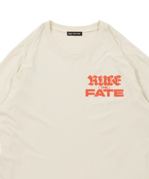 RULE THE FATE（ルールザフェイト）の「RTF LOGO PIGMENT LONG SLEEVE TEE/ロゴピグメントロングスリーブTシャツ（Tシャツ/カットソー・メンズ・ブラック/ベージュ・1/0/2）」の10枚目の写真