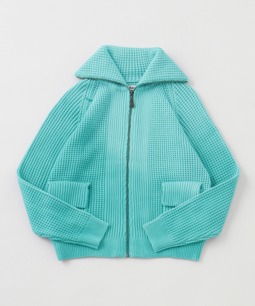 PARANOID(パラノイド)の「PARANOID / パラノイド BIG COLLAR GRADATION ZIP KNIT(カーディガン/ボレロ・メンズ・ブルー系その他/ブラック・LARGE/MEDIUM)」の2枚目の写真