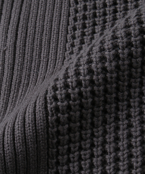 PARANOID(パラノイド)の「PARANOID / パラノイド BIG COLLAR GRADATION ZIP KNIT(カーディガン/ボレロ・メンズ・ブルー系その他/ブラック・LARGE/MEDIUM)」の5枚目の写真