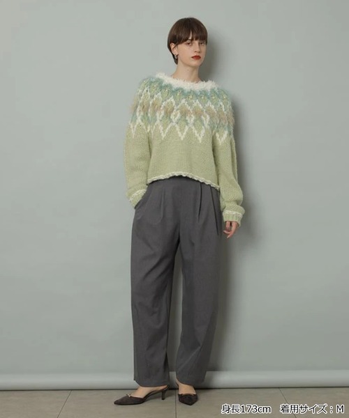 セール】ノルディックセーター（ニット/セーター）｜CADUNE（カデュネ