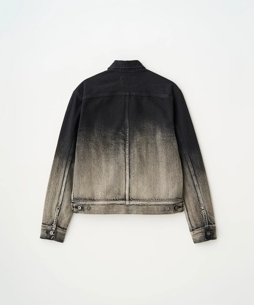 Juha(ユハ)の「【JUHA/ユハ】GRADATION DENIM JACKET(ブルゾン・メンズ・ブラック・3/4)」の3枚目の写真