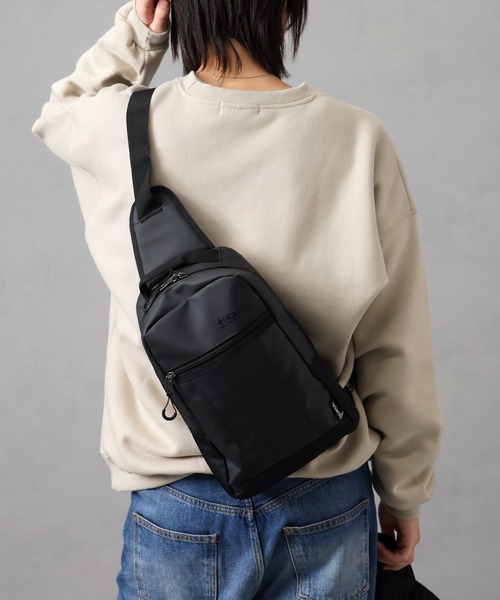 Kaepa(ケイパ)の「【KAEPA/ケイパ】ナイロン×ポリ コンパクト ワンショルダースリングバッグ(ショルダーバッグ・メンズ・ネイビー/グレー/ブラック・FREE)」の22枚目の写真