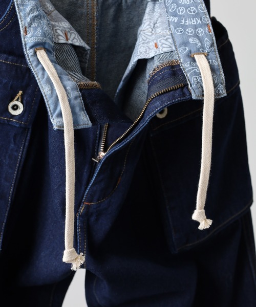 KRIFF MAYER（クリフメイヤー）の「KRIFF MAYER ﾃﾞﾆﾑﾓﾝｷｰﾊﾟﾝﾂ（デニムパンツ・メンズ・ブルー系/ブルー系1・M/L/XL）」の7枚目の写真