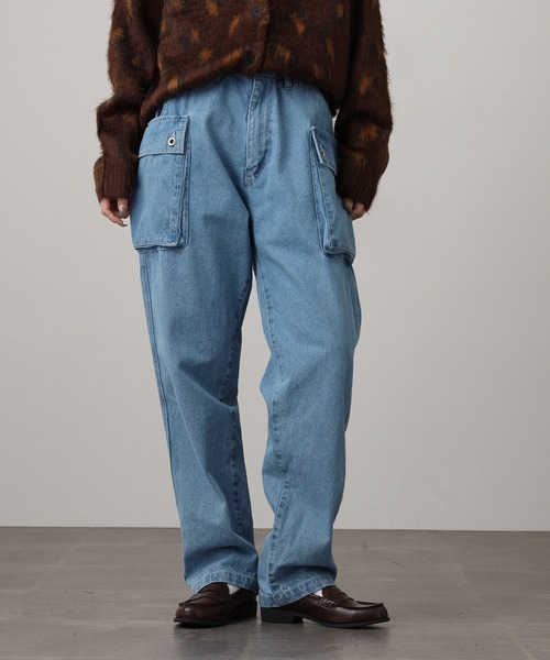 KRIFF MAYER（クリフメイヤー）の「KRIFF MAYER ﾃﾞﾆﾑﾓﾝｷｰﾊﾟﾝﾂ（デニムパンツ・メンズ・ブルー系/ブルー系1・M/L/XL）」の21枚目の写真