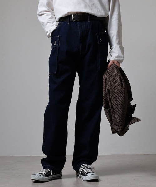 KRIFF MAYER（クリフメイヤー）の「KRIFF MAYER ﾃﾞﾆﾑﾓﾝｷｰﾊﾟﾝﾂ（デニムパンツ・メンズ・ブルー系/ブルー系1・M/L/XL）」の15枚目の写真