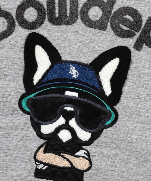 TETE(テット)の「【TETE SELECTION】DOG刺繍起毛クルートレーナー/スウェット クルーネック 長袖 カジュアル ストリート(スウェット・メンズ・杢グレー/ブラック・MEDIUM/X-LARGE/LARGE)」の10枚目の写真