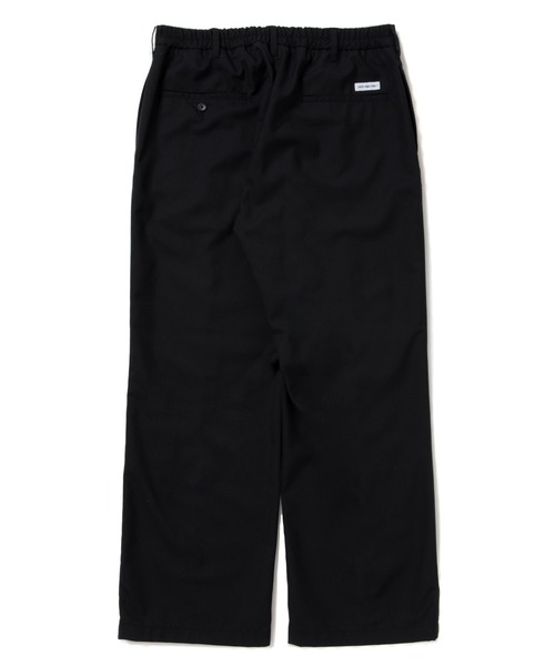 COOTIE PRODUCTIONS(クーティープロダクションズ)の「T/W Saxony Pin Tuck Square Leg Easy Trousers(スラックス・メンズ・ブラック/グレー・SMALL/MEDIUM/LARGE/X-LARGE)」の4枚目の写真