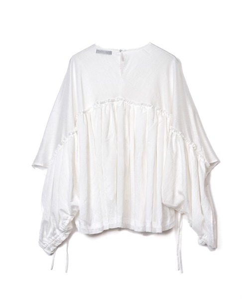 AULA AILA（アウラアイラ）の「バックテールボリュームブラウス（シャツ/ブラウス・レディース・ブラック/ピンク/ホワイト・0）」の19枚目の写真