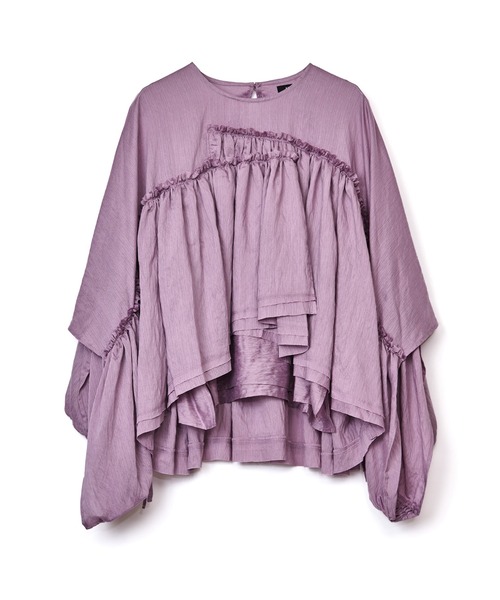 AULA AILA（アウラアイラ）の「バックテールボリュームブラウス（シャツ/ブラウス・レディース・ブラック/ピンク/ホワイト・0）」の22枚目の写真