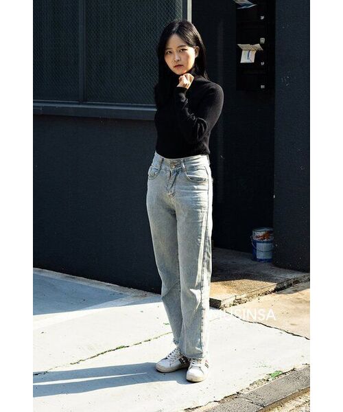 MUSINSA STANDARD WOMAN（ムシンサスタンダードウーマン）の「レディースリブスリムタートルネックニット[ブラック]（ニット/セーター・レディース・その他・SMALL/MEDIUM/LARGE/X-SMALL）」の20枚目の写真