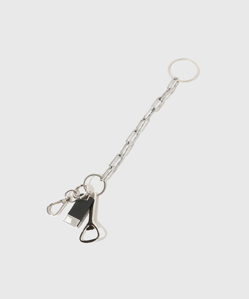 ITTI(イッチ)の「【ITTI/イッチ】CRISTY POLICE CHAIN CHARM / DIPLO FJORD(キーホルダー・メンズ・ブラック・FREE)」の1枚目の写真