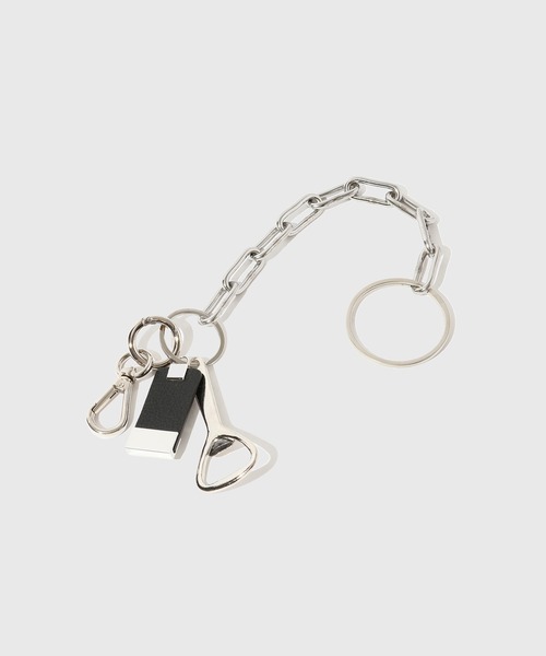 ITTI(イッチ)の「【ITTI/イッチ】CRISTY POLICE CHAIN CHARM / DIPLO FJORD(キーホルダー・メンズ・ブラック・FREE)」の4枚目の写真