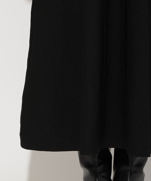 AND COUTURE(アンドクチュール)の「ニットビスチェ風スキッパーワンピース(ワンピース・レディース・ブラック系その他/ブルー系その他・FREE)」の8枚目の写真