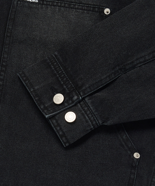 WKNDRS(ウィーキャンドース)の「DRAGGY WORK JK (BLACK)(デニムジャケット・レディース・その他・MEDIUM/LARGE/X-LARGE)」の6枚目の写真