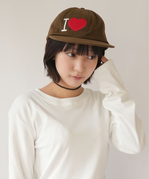 SORUTT（ソルト）の「【 SORUTT / ソルト 】 I LOVE ロゴ ワンポイント キャップ #_（キャップ・レディース・ブラウン・FREE）」の11枚目の写真