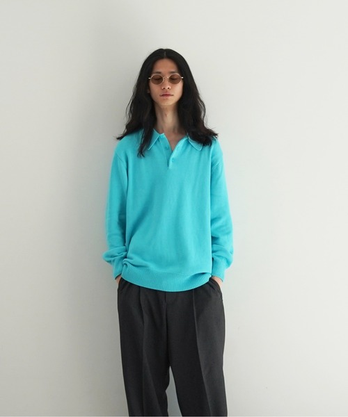 KAIKO（カイコー）の「KAIKO RIB POLO CARDIGAN（ニット/セーター