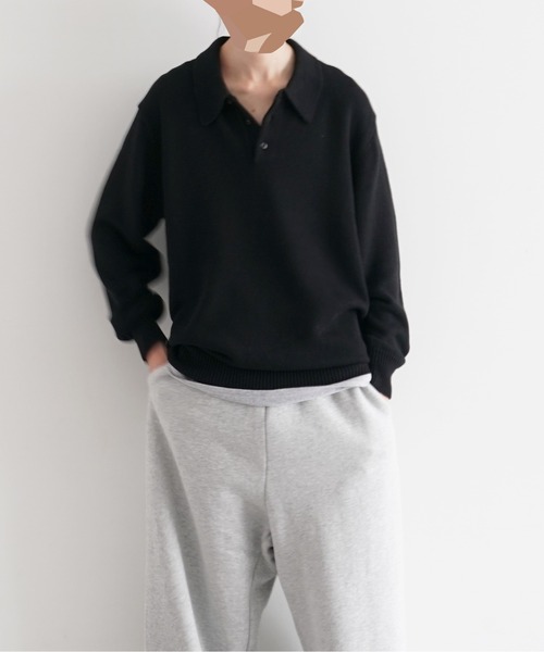 KAIKO Knit polo shirt（ニット/セーター）｜KAIKO（カイコー）の