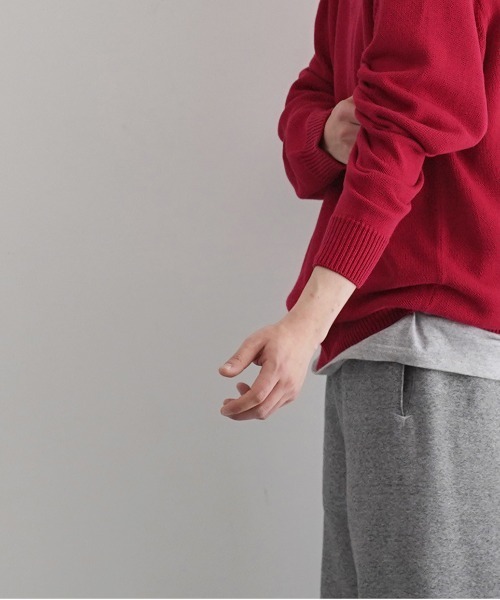 KAIKO(カイコー)の「KAIKO Knit polo shirt 2.0(ニット/セーター・メンズ・レッド/ダークグレー/サックスブルー/ブラック/グレー・1/2/3)」の12枚目の写真