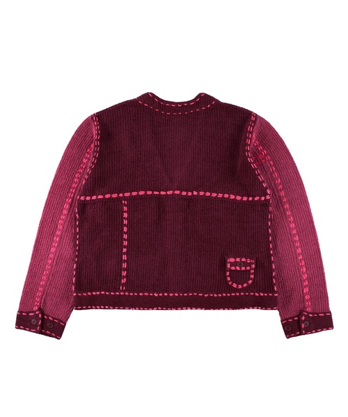 PHINGERIN（フィンガリン）の「【PHINGERIN/フィンガリン】PG1 POCKET CARDIGAN（カーディガン/ボレロ・メンズ・ベージュ/ネイビー/ワイン・S/M/L/XL）」の6枚目の写真