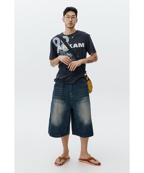 AAKAM（アーカム）の「98 Printed Half Top (Dark Gray)（Tシャツ/カットソー・レディース・その他・1/2/3/WOMENS）」の9枚目の写真