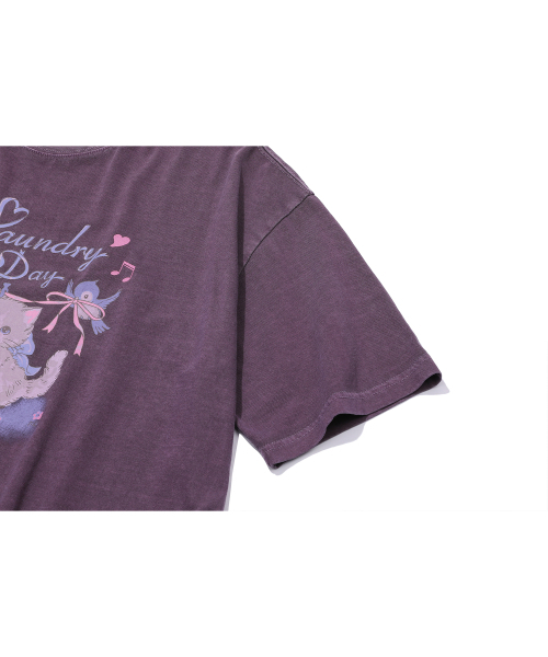 CPGN STUDIO(コンパーニョ)の「ランダリーデイ ピグメント 半袖Tシャツ アッシュパープル(Tシャツ/カットソー・レディース・その他・MEDIUM/LARGE)」の5枚目の写真
