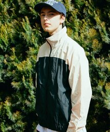 CONICHIWA BONJOUR（コンニチハボンジュール）の「スポルティング90ナイロンジャケット（ベージュ/グリーン）（ナイロンジャケット）」