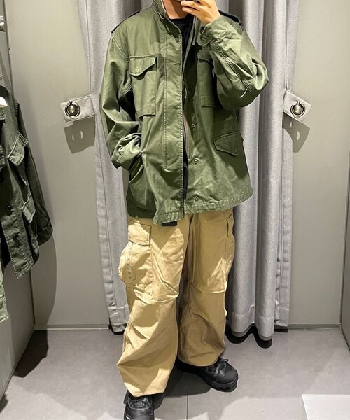 MUSINSA STANDARD（ムシンサスタンダード）の「M-65 フィールドジャケット [カーキ]（ミリタリージャケット・メンズ・その他・MEDIUM/LARGE/X-LARGE/XX-LARGE）」の14枚目の写真