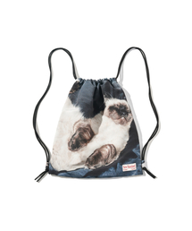 Kijun(LW)Drawstring Sport Bag Cat Print(obNpbN/bN)