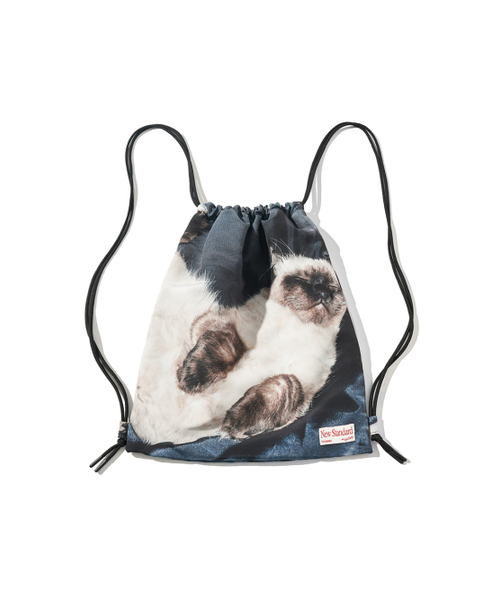 Drawstring Sport Bag Cat Print