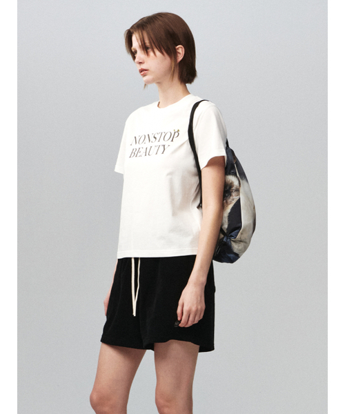 Drawstring Sport Bag Cat Print