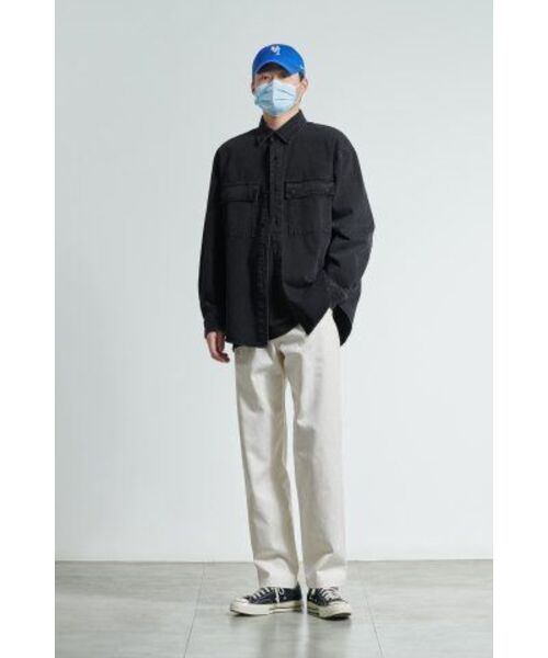 MUSINSA STANDARD（ムシンサスタンダード）の「[クールタンダード] オーバーサイズクルーネックTシャツ [ブラック]（Tシャツ/カットソー・メンズ・その他・SMALL/MEDIUM/LARGE/X-LARGE/XX-LARGE/XXX-LARGE）」の14枚目の写真