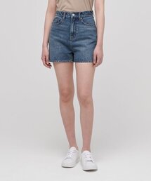 MUSINSA STANDARD WOMAN（ムシンサスタンダードウーマン）の「WOMENS BASIC DENIM SHORTS [MEDIUM INDIGO]（デニムパンツ）」