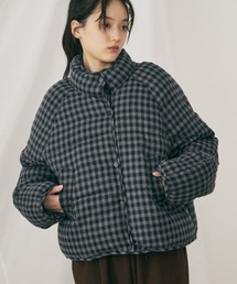 MERLOT（メルロー）の「チェック中綿ブルゾン（ダウンジャケット/コート・メンズ）」